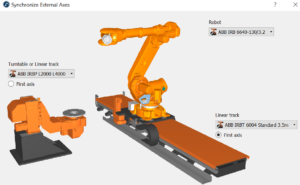 同步机器人外轴