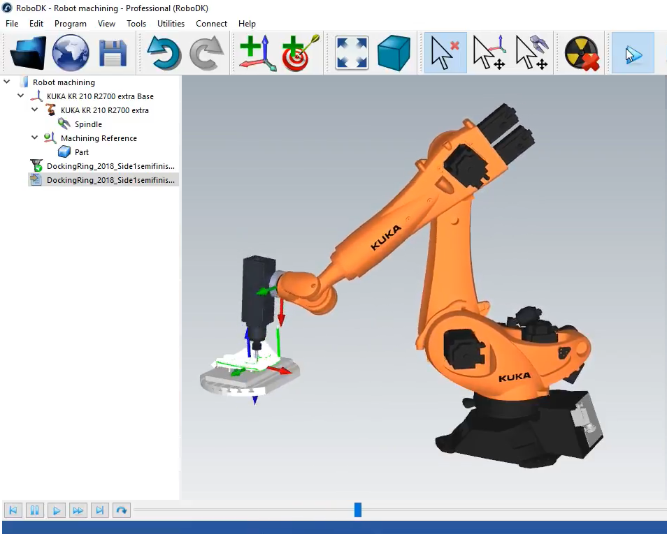 KUKA Robot Machining