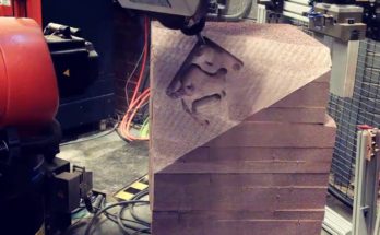 球州立大学的机器人铣削