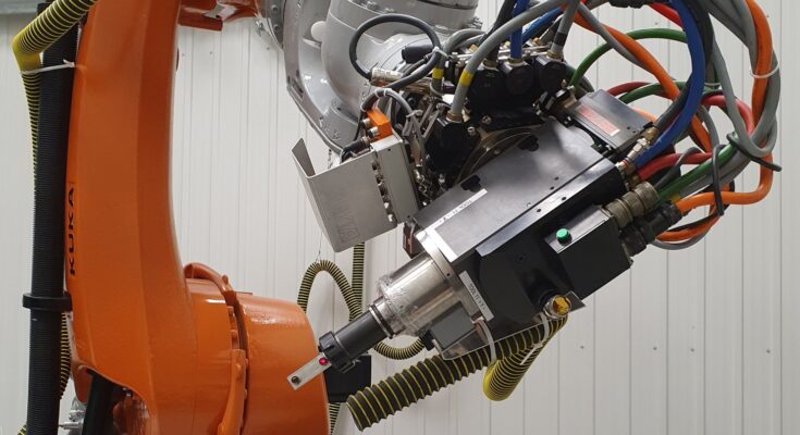 KUKA机器人校准主轴与激光跟踪器